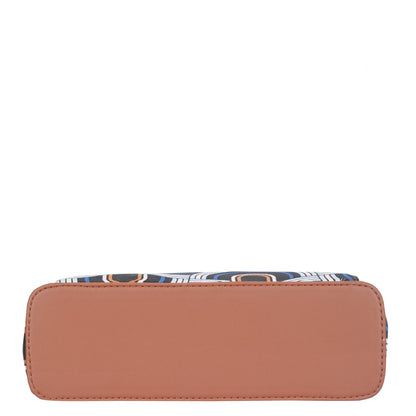 Abstract Handcrafted Printed Tote Handbag – Women’s Top Handle & Shoulder Satchel for Daily Use