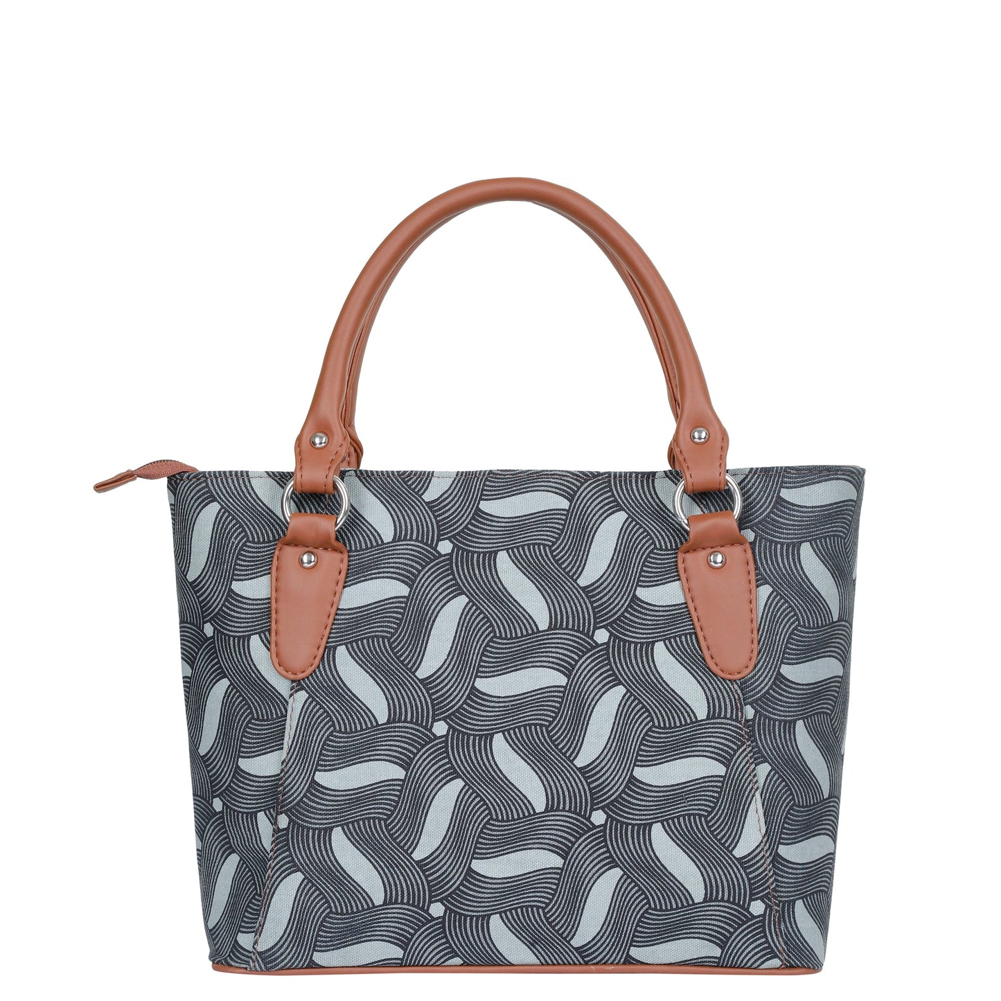 Women’s Olive Green Tote Bags with Vegan Leather Trim – Wholesale