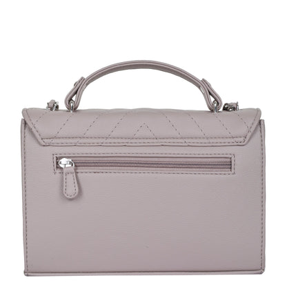 Mauve Vegan Leather Sling Crossbody Bag – Women’s Shoulder Purse