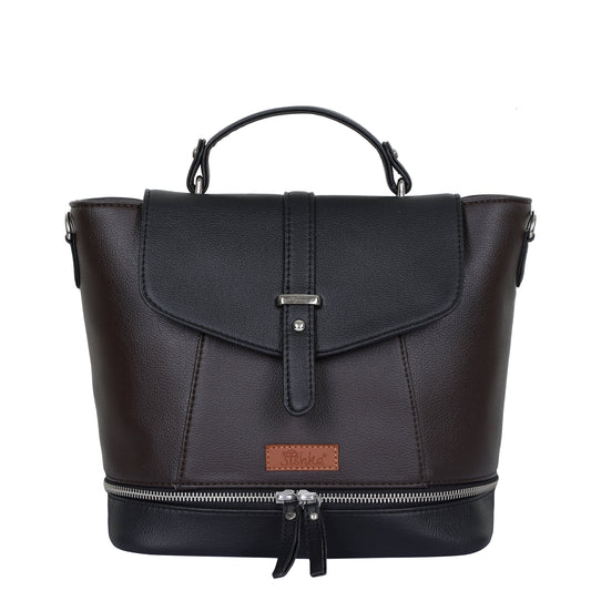 Brown Women’s Casual Backpack Purse – Leather Handbag & Shoulder Bag