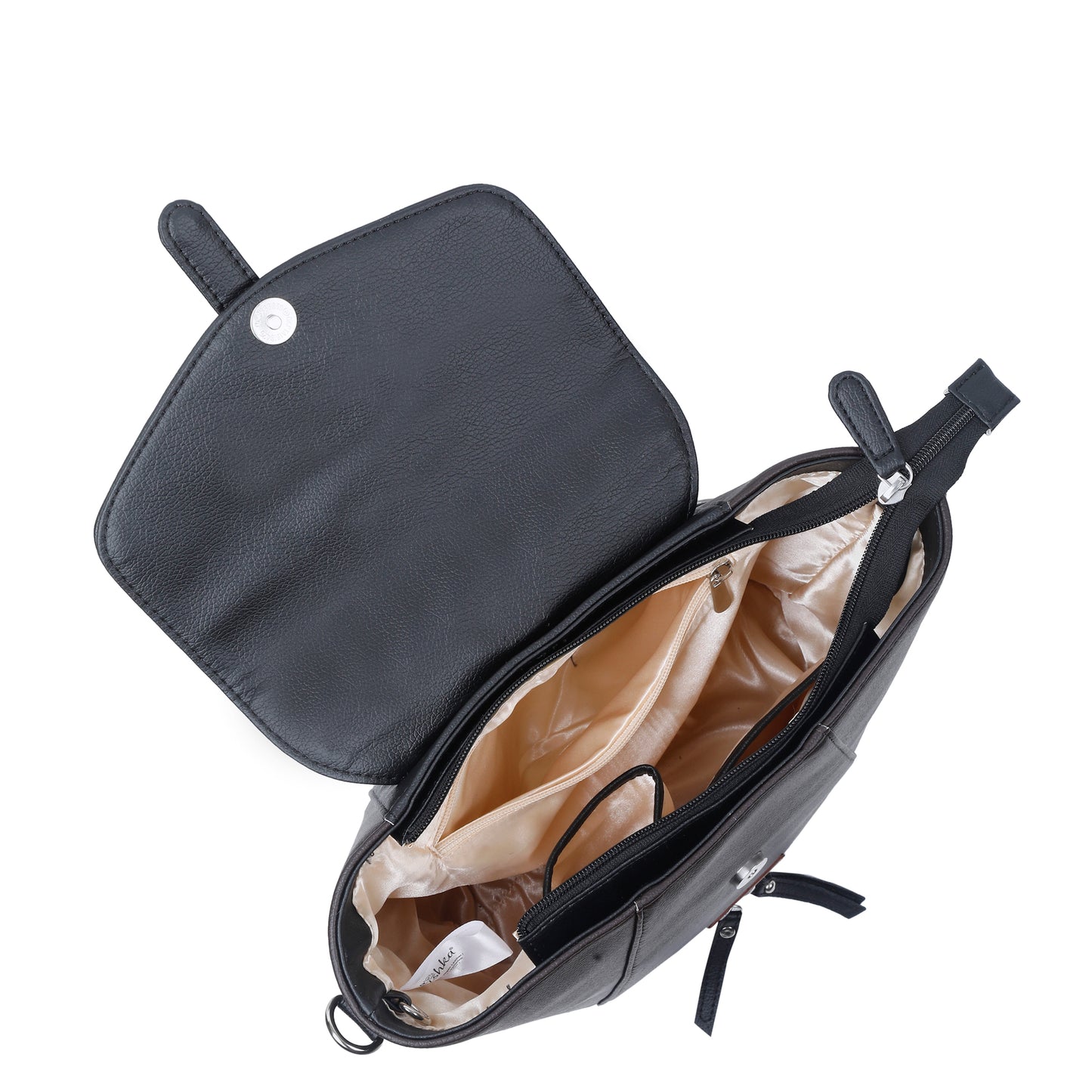 Brown Women’s Casual Backpack Purse – Leather Handbag & Shoulder Bag