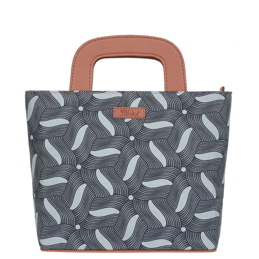 Olive Green Handcrafted Handbag – Women’s Top Handle Tote Satchel with Leather Trim