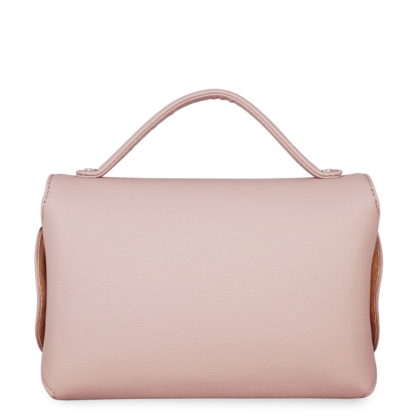 Mauve Vegan Leather Crossbody Sling Bag – Women’s Chain Strap Shoulder Handbag