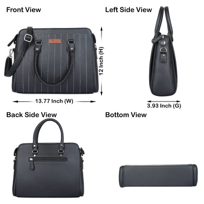Wholesale Black Leather Top - Handle Handbag – Women’s Crossbody Purse