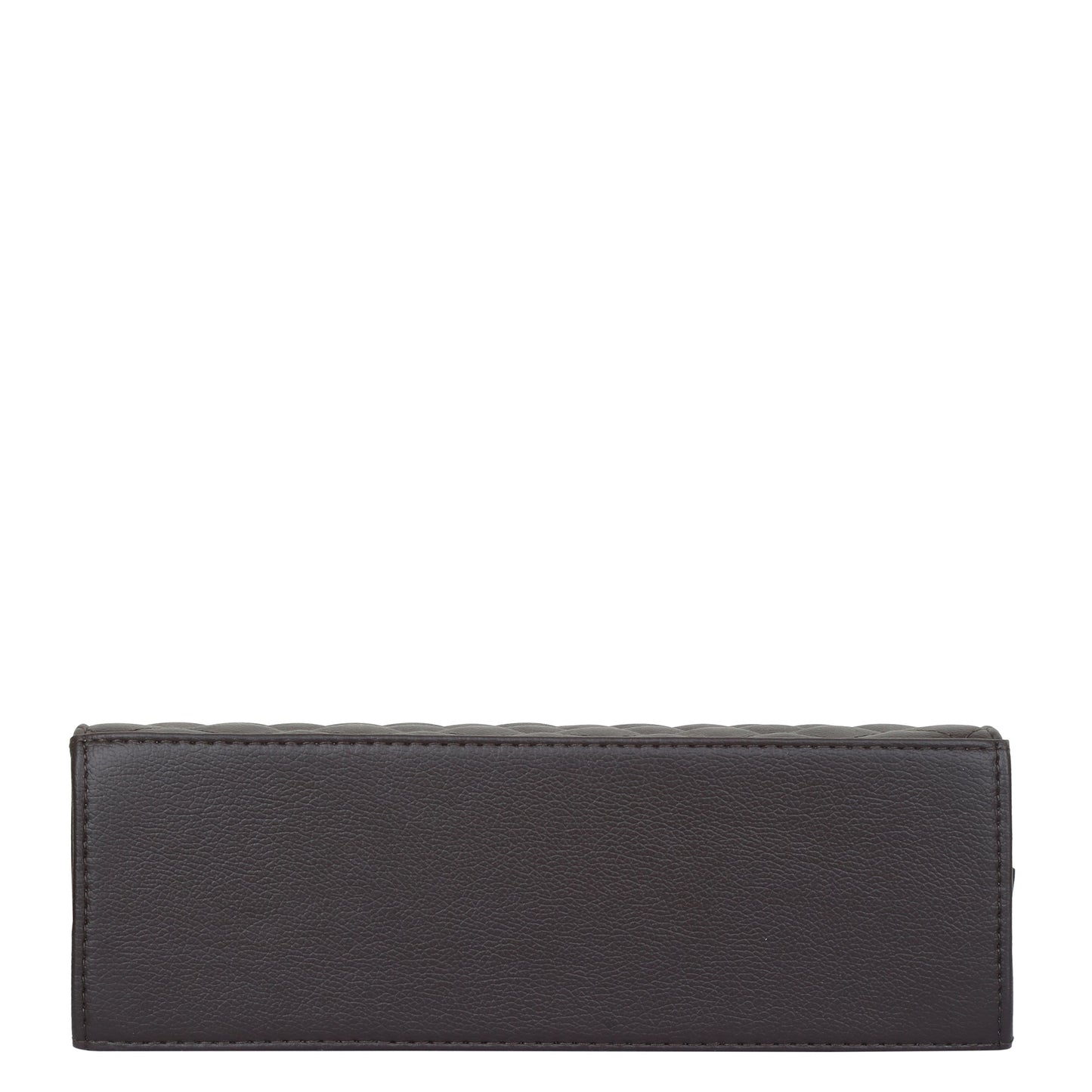 Brown Quilted Faux Leather Tote Bag – Women’s Top Handle Satchel Handbag