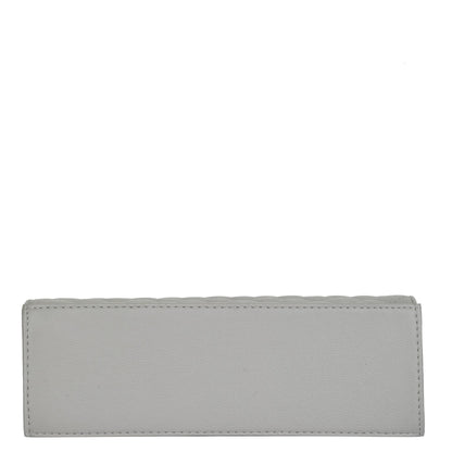 Grey Quilted Faux Leather Tote Bag – Women’s Top Handle Satchel Handbag