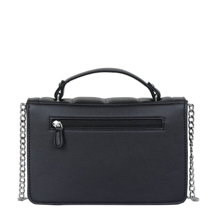 Wholesale Black Vegan Leather Crossbody Sling Bag – Women’s Shoulder Handbag