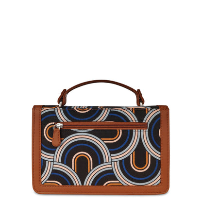 Women’s Abstract Sling Bags with Vegan Leather Trim – Wholesale