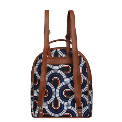 Women’s Abstract Backpacks with Vegan Leather Trim – Wholesale