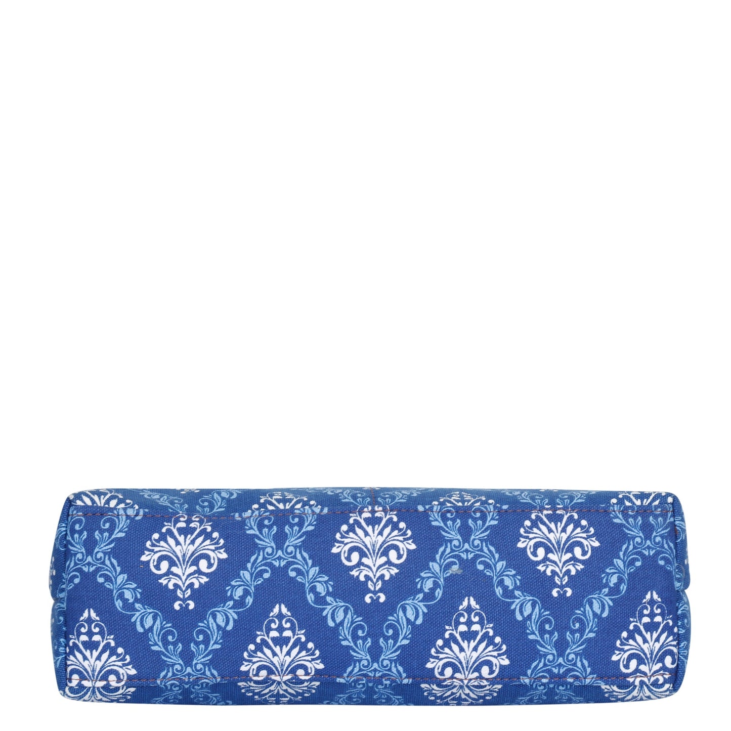 Women’s Blue Pattern Crossbody Bags with Vegan Leather Trim – Wholesale