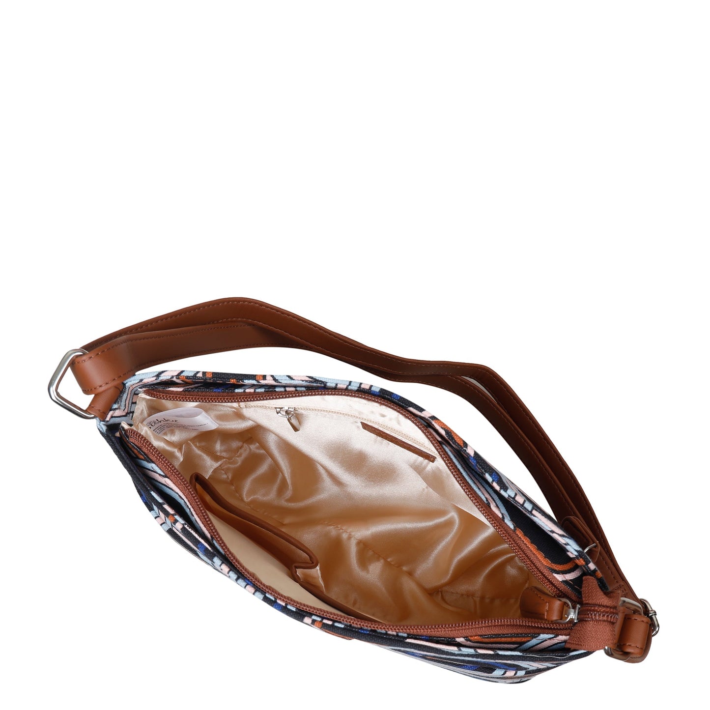 Women’s Geometric Crossbody Sling Bags with Vegan Leather Trim – Wholesale