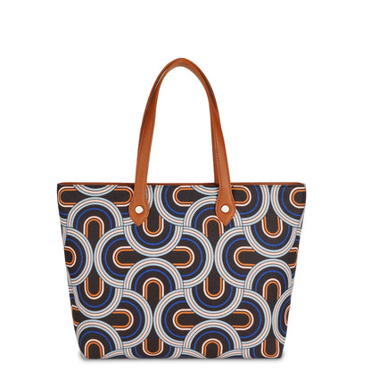 Abstract Handcrafted Printed Tote Bag for Women – Trendy Shoulder Satchel & Purse