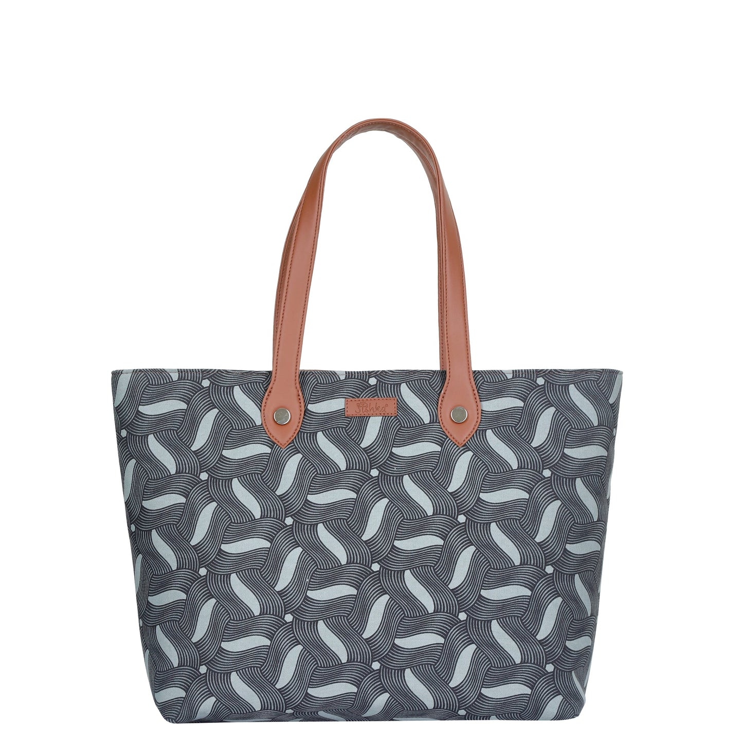 Olive Green Handcrafted Printed Tote Bag for Women – Durable Shoulder Satchel & Purse