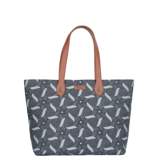 Olive Green Handcrafted Printed Tote Bag for Women – Durable Shoulder Satchel & Purse