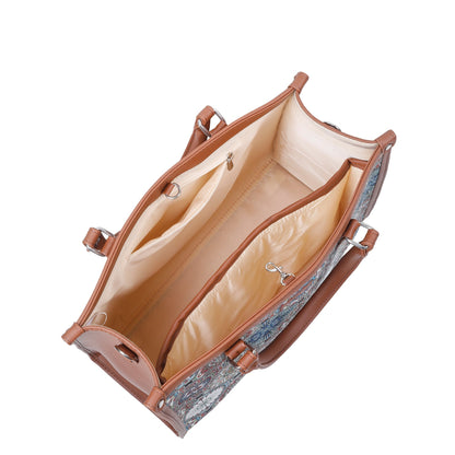 Multicolor Handcrafted Printed Laptop Bag – Satchel Purse for Women’s Daily Use