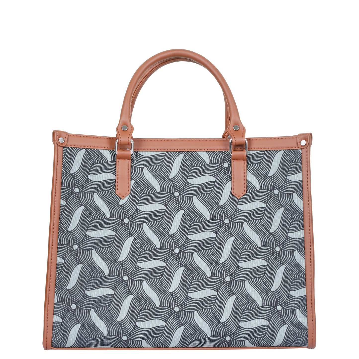 Women’s Olive Handcrafted Printed Laptop Bag | Shoulder Satchel Tote for Office & Daily Use