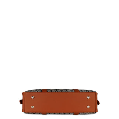 Women’s Monochrome Laptop Tote Bags with Vegan Leather Trim – Wholesale