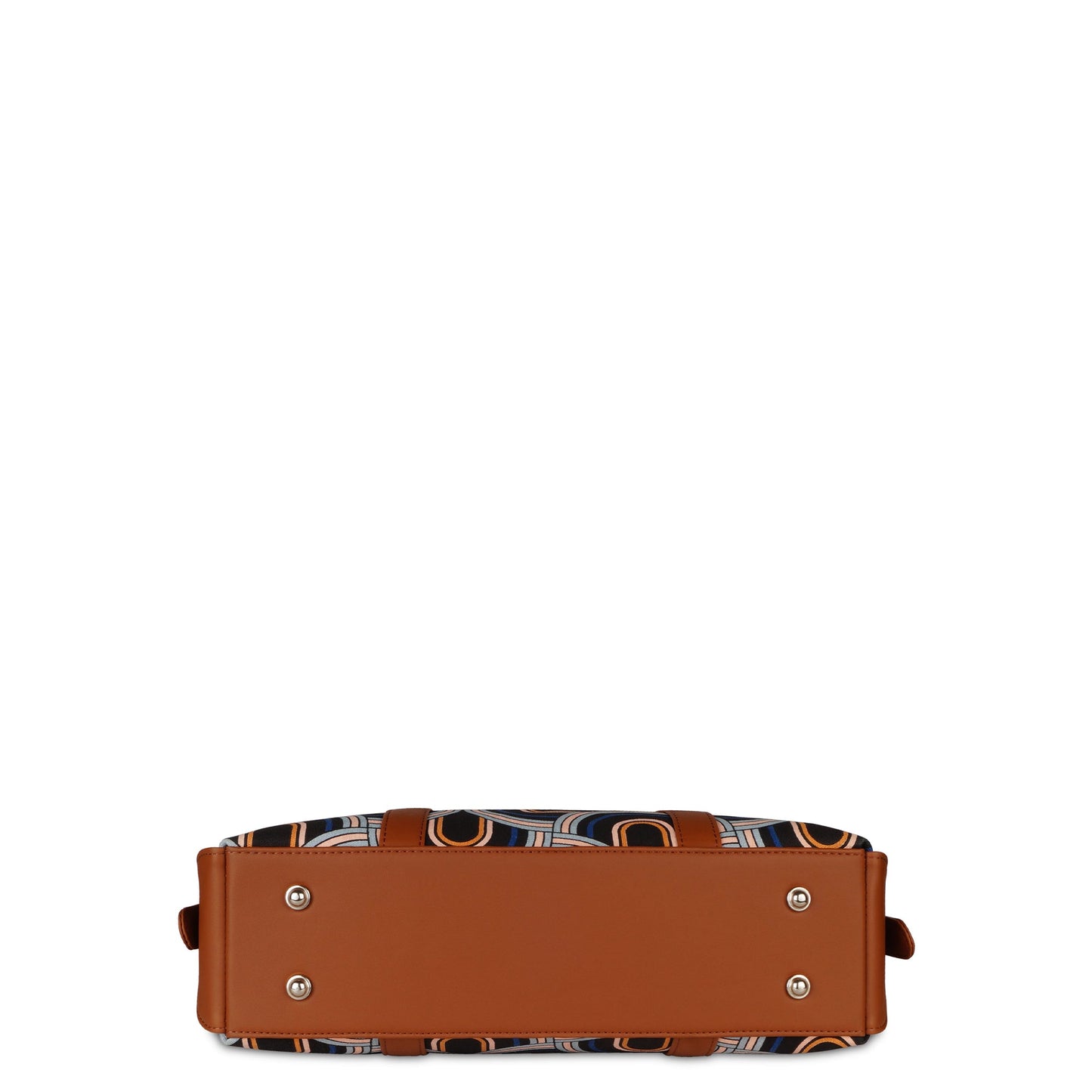 Women’s Abstract Laptop Tote Handle Bags with Vegan Leather Trim – Wholesale