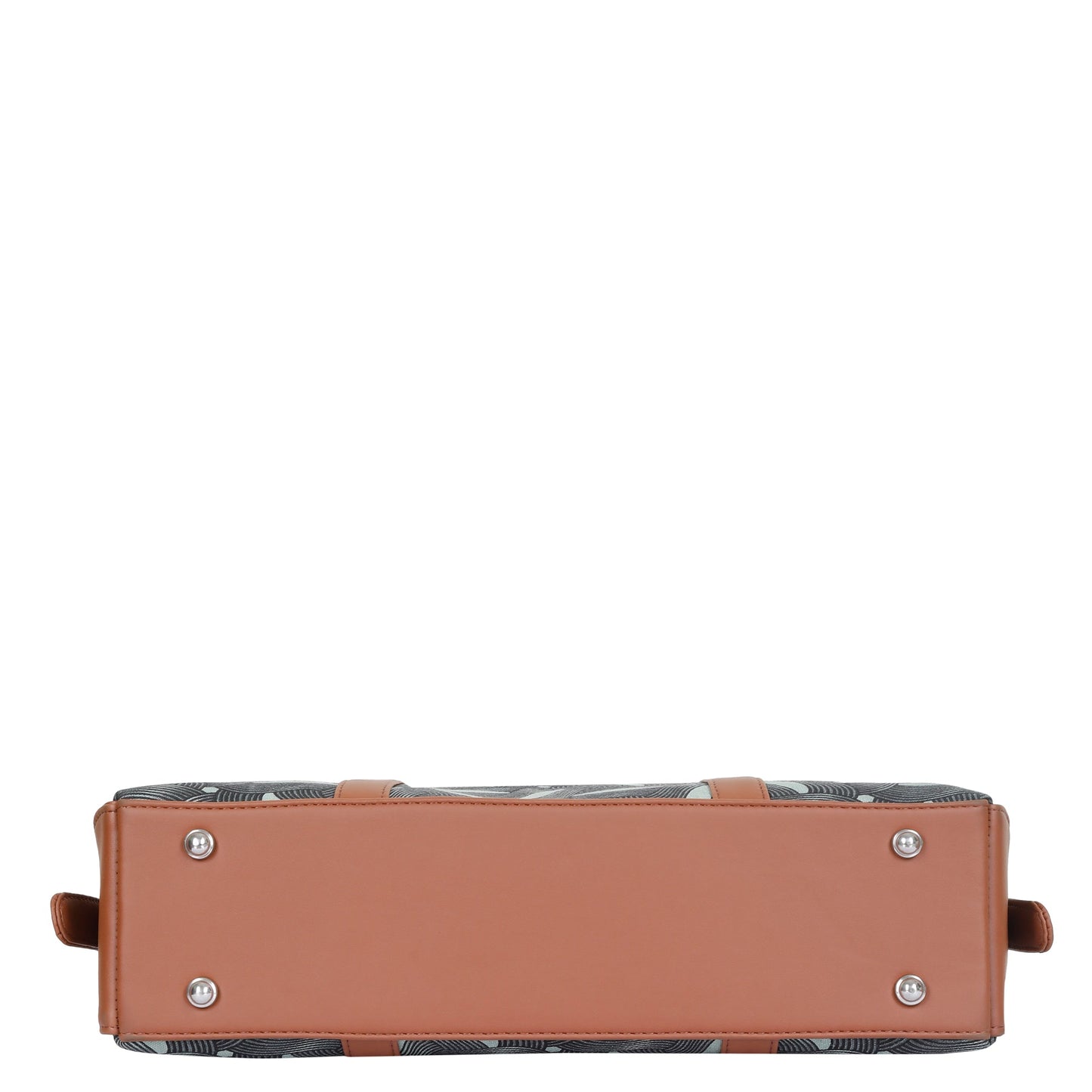 Olive Handcrafted Printed Laptop Bag for Ladies – Satchel Tote for Travel & Office Use