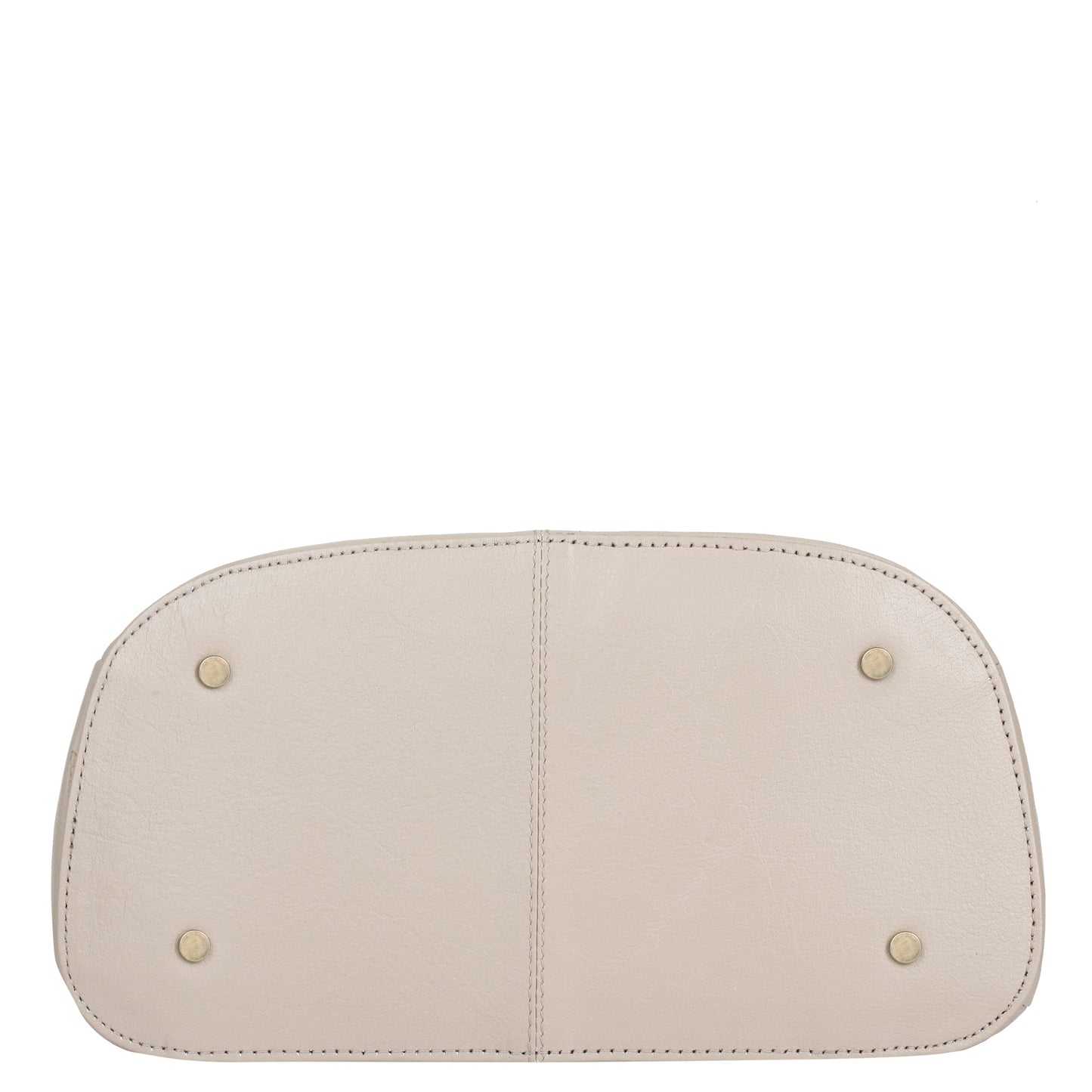 Leather Taupe/Off White Backpack Purse for Women - Daypack For Travel, Daily Use and Work