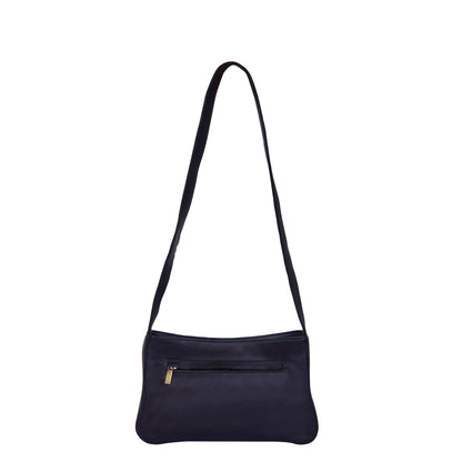 Artistic Hand-Painted Leather Bag with Multicolour Zebra Design