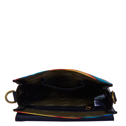 Bright Multicolour Hand-painted Crossbody Bag