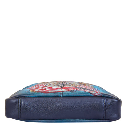 Sishka Hand-Painted Crossbody Bag Stars & Eagle Design