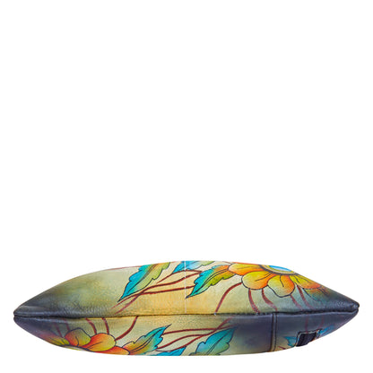 Modern Hand-Painted Art Cross Body Leather Bag