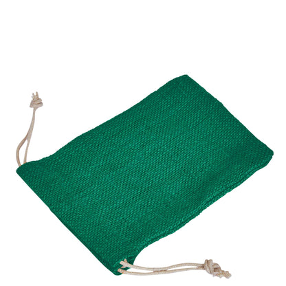 Coloured  Burlap Gift Bags Jute Drawstring Pouches for Weddings, Christmas, New Year, Parties, and Birthday Gifts (8-Pack )