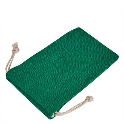 Coloured Burlap Gift Bags – Reusable Jute Drawstring Pouches for Weddings, Birthdays, Christmas, New Year, Thanks Giving (8 PCS)