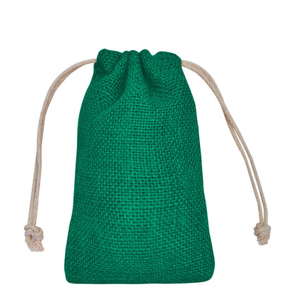 Coloured Burlap Gift Bags – Reusable Jute Drawstring Pouches for Weddings, Birthdays, Christmas, New Year, Thanks Giving (8 PCS)