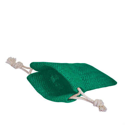 Coloured Burlap Drawstring Bags –  Small Jute Pouches for Wedding, New Year, Birthday Weddings & Christmas Gifts (8 PCS)