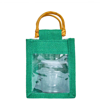 Burlap Gift Bags  – Natural Jute Pouches for Wedding, Christmas, New Year, Parties, Birthday Gifts (Packs of 7)