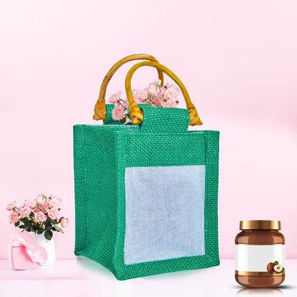 Colored Burlap Gift Bags Jute Pouches, Perfect for Christmas, New Year, Thanks Giving (7-Pack )