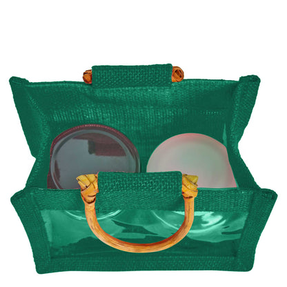 Eco-Friendly & Reusable Jute Gift Bags – Burlap Pouches for Bridesmaids, Wedding Gifts, DIY Favors (7 Pcs )