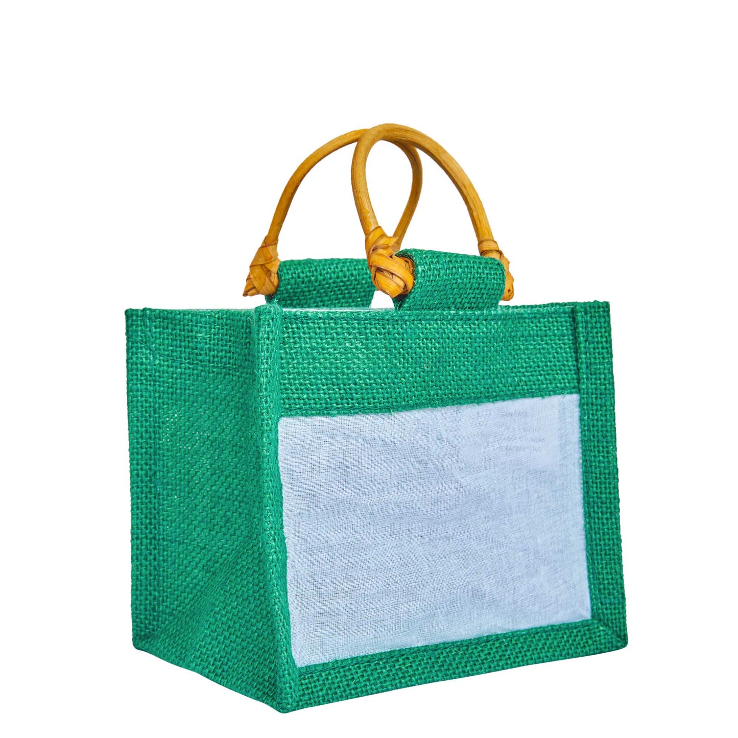Coloured Jute Gift Bags with Organza Burlap Pouches for Wedding Favors, Party  & Gift (Packs of 7 )