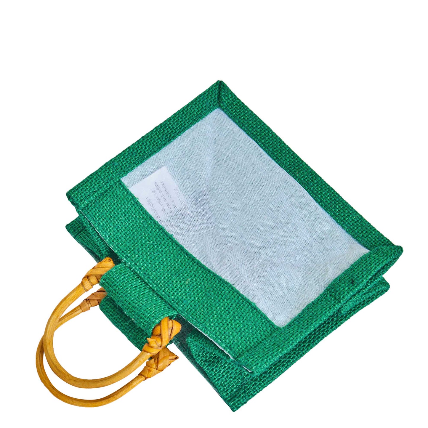 Coloured Jute Gift Bags with Organza Burlap Pouches for Wedding Favors, Party  & Gift (Packs of 7 )