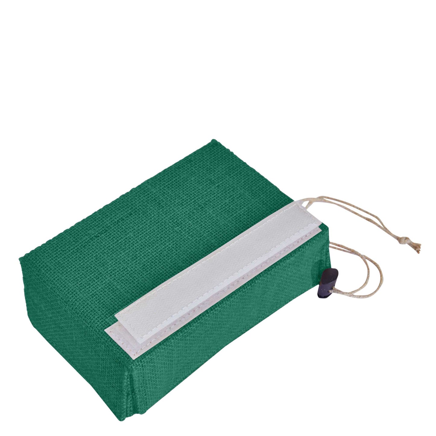 Coloured  Jute Gift Boxes with Drawstring & PVC Window – Burlap Baskets for Weddings, Events & Gifting (7 Pcs)