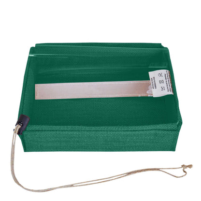 Coloured Juco Gift Boxes with Drawstring & PVC Window –Reusable Baskets for Gifting, Jewellery, Storage & Décor ( Packs of 7 )