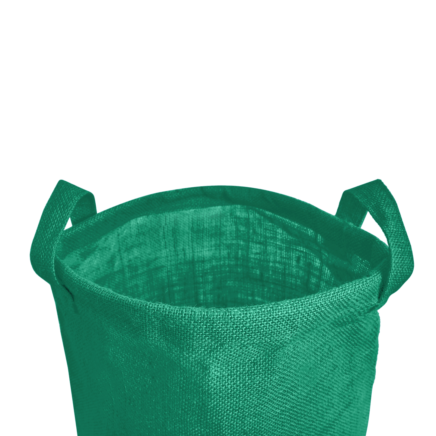 Coloured Foldable Jute Laundary Storage Bins –Burlap Hampers with Handles for Clothes, Toys, Laundry & Nursery Organization (Packs of 4)