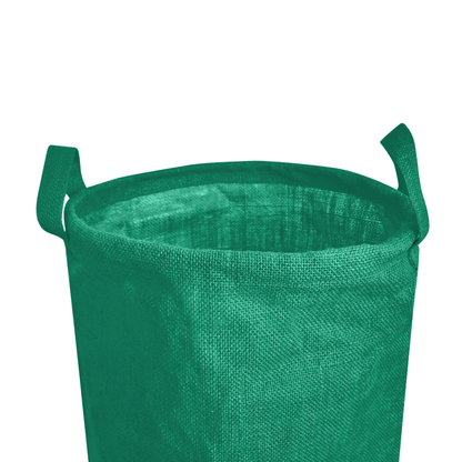 Coloured Jute Storage Baskets – Durable Foldable Hampers for Clothes, Toys & Home Organization | Eco-Friendly Burlap Bins (Packs of 4)