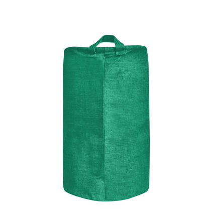 Jute Storage Bags –Laundry Baskets with Handles, Storage Baskets for Living Room, Bedroom, Nursery & Home Organization (Set of 4)