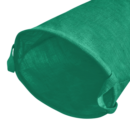 Jute Storage Bags –Laundry Baskets with Handles, Storage Baskets for Living Room, Bedroom, Nursery & Home Organization (Set of 4)