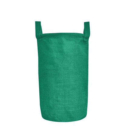 Jute Storage Bins – Set of 4 Foldable Baskets – Laundry Basket Decorative Woven Storage Basket with Handles for Living Room, Bedroom