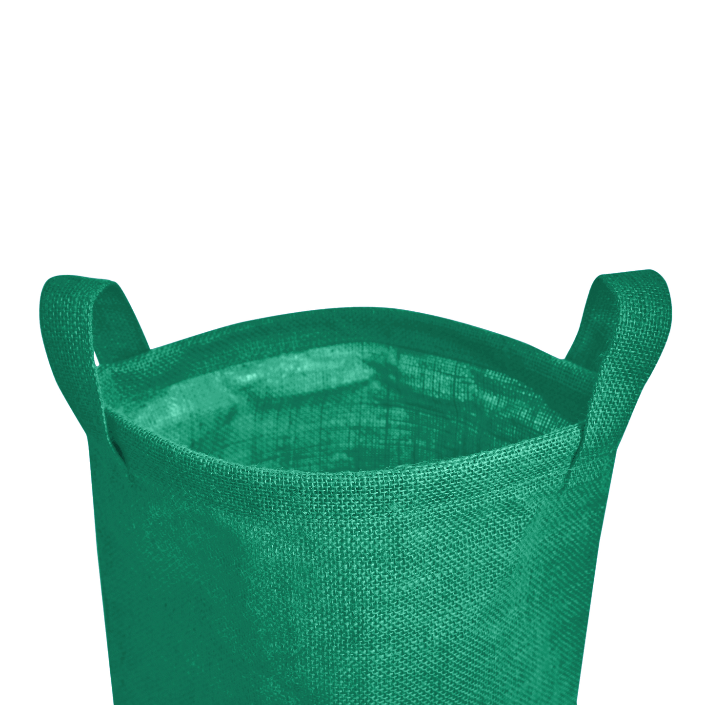 Jute Storage Bins – Set of 4 Foldable Baskets – Laundry Basket Decorative Woven Storage Basket with Handles for Living Room, Bedroom