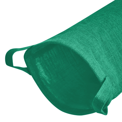 Jute Storage Bins – Set of 4 Foldable Baskets – Laundry Basket Decorative Woven Storage Basket with Handles for Living Room, Bedroom