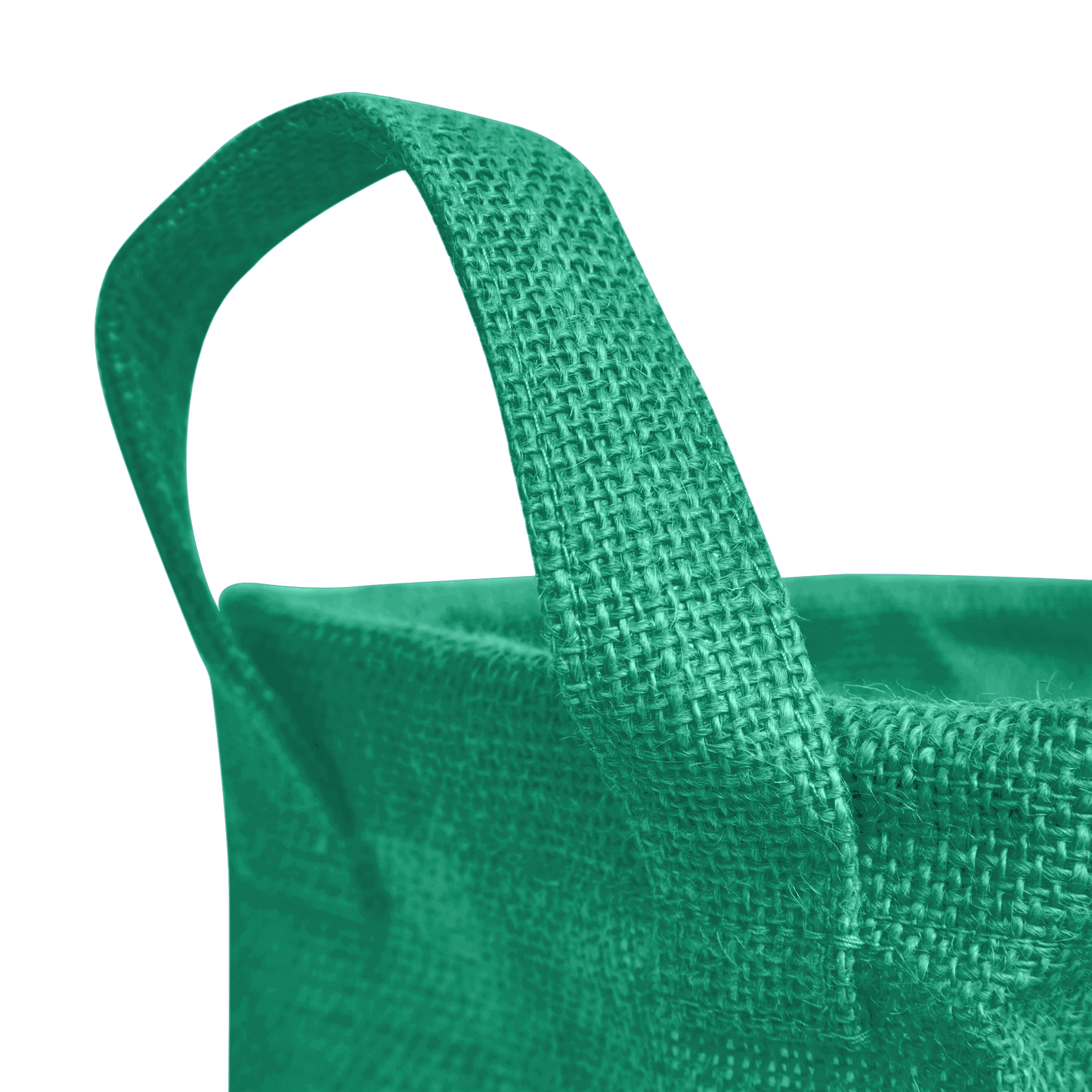 Jute Storage Baskets – Rectangular Organizer Bins with Handles  – Mini Hampers for Small Clothes, Toys & Shoes (Set of 4)