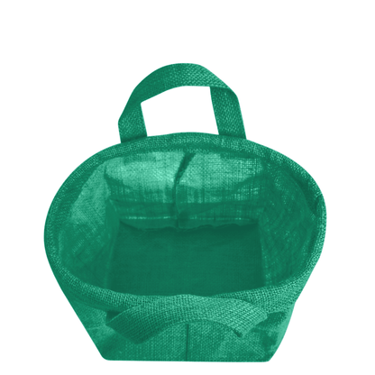 Jute Storage Baskets – Rectangular Organizer Bins with Handles for Living Room, Bedroom – Ideal for Storing Toys, Books, and Small Items (Packs of 4)