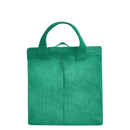 Coloured Jute Organizer Baskets – Storage Basket with Handles for Living Room, Bedroom – Rectangular Bins for Toys, Books & Small Items (Packs of 4)