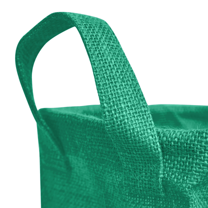 Coloured Jute Organizer Baskets – Storage Basket with Handles for Living Room, Bedroom – Rectangular Bins for Toys, Books & Small Items (Packs of 4)